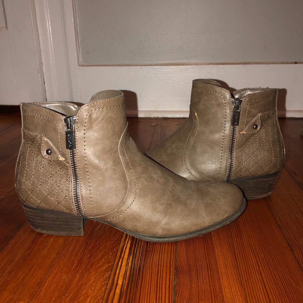 Gray Booties